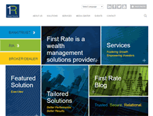 Tablet Screenshot of firstrate.com